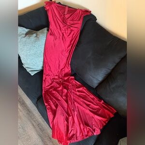 Dark Red / Maroon Dress
